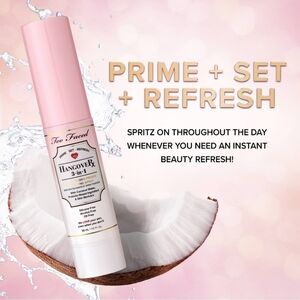 Too Faced Hangover Rx 3-in-1 Replenishing Primer & Setting Spray 1.0 Fl Oz NEW